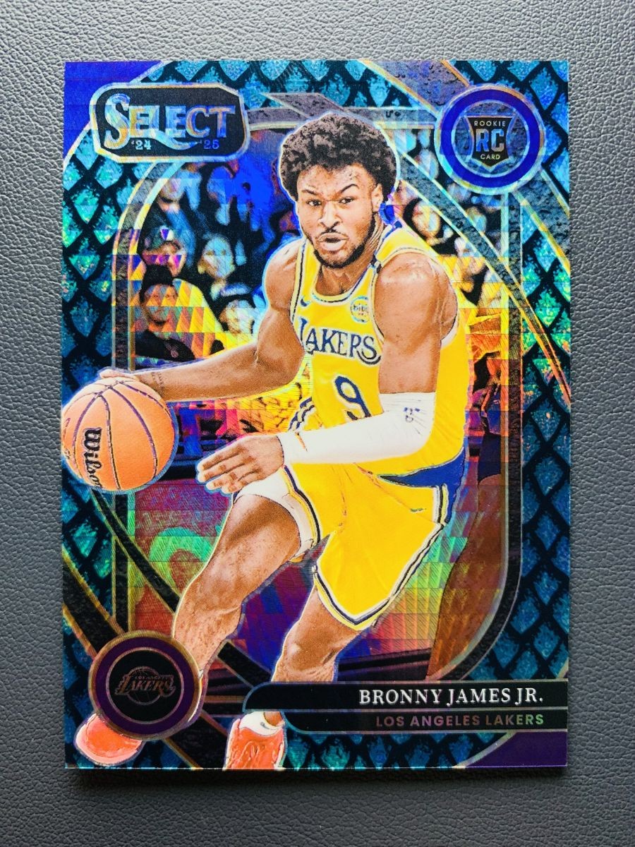 2024-25 Panini Select Bronny James Jr. #290 Rookie RC Courtside Dragon Scale 6/8