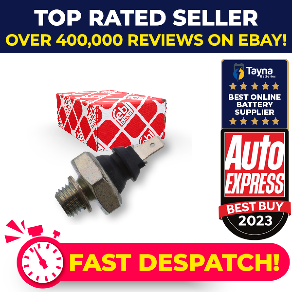 Oil Pressure Switch 36500 Febi A0003043V002000000 0003043V002000000 Quality New