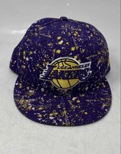 New Era Mens Purple Lakers Los Angeles Adjustable Snapback Cap One Size