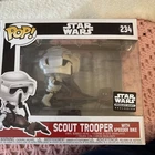 Funko Pop! Deluxe: Star Wars - Scout Trooper (w/ Speeder Bike) - Smuggler's...
