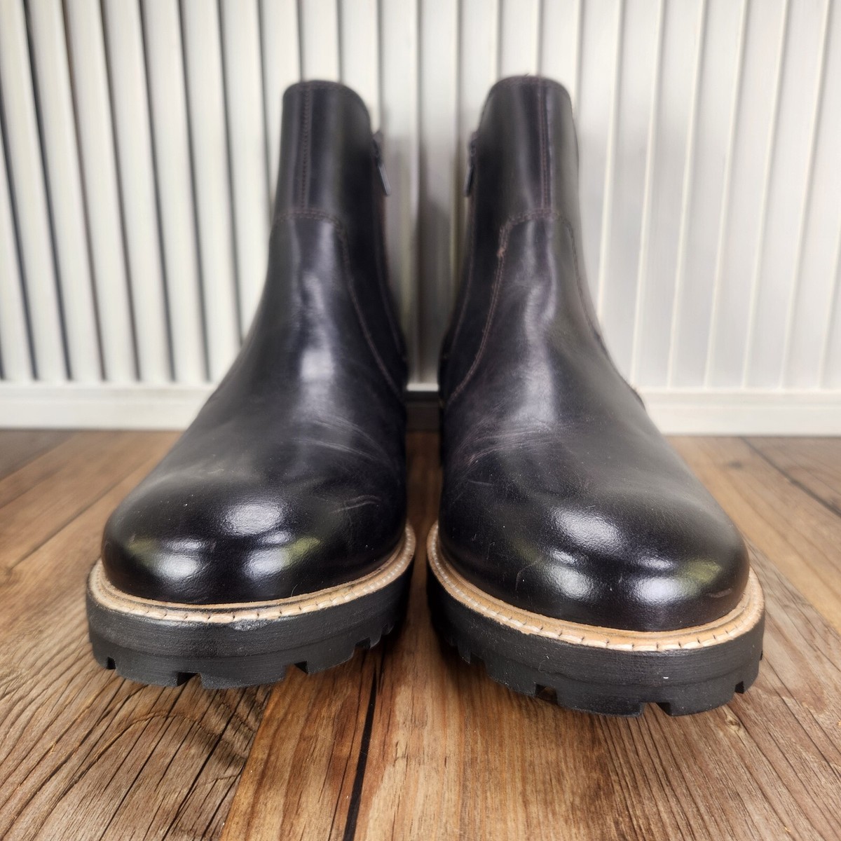 Bull Boxer Chelsea Boots Mens Sz 11 Dark Brown Leather  display picture 1