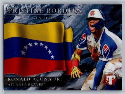 2022 topps pristine baseball ronald acuna jr. pristine borders #11