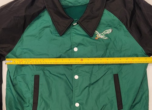New Era Women's Philadelphia Eagles Coaches Raglan Full-Snap Jacket Sz 2XL - Picture 4 of 6