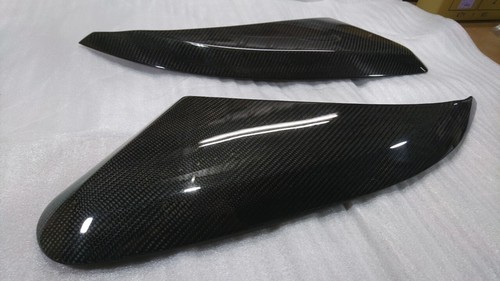 Fit for 06-12 Porsche 987 Cayman Side Air Scoop Vents w/o letters Carbon Fiber - Picture 2 of 7