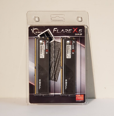 G.Skill Flare X5 DDR5 32GB (2x16GB) 6000MT/s 1.35V AMD Expo Memory RAM Kit