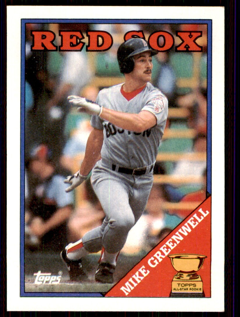 1988 Topps #493 Mike Greenwell | eBay