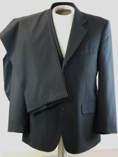 mens Acqua suit loro piana fabric size 40 navy 34x29