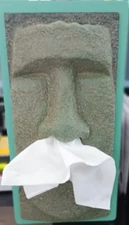 Stone Head Face Tissue Box Cover, Holder Dispenses Face Tissues