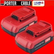 2Pack 18V Lithium Ion Battery for Porter Cable 18 Volt PC18B PC18BL PC18BLX Tool