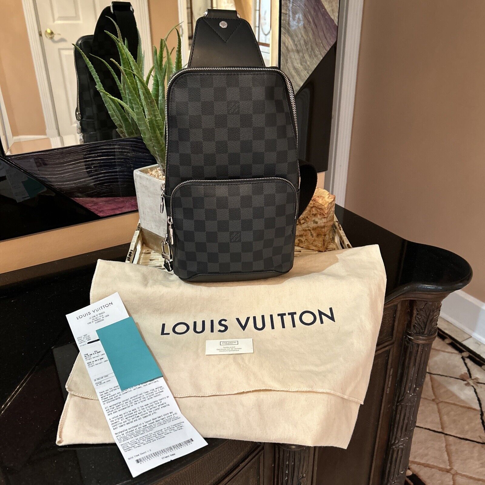 UNBOXING  MON PREMIER SAC DE LUXE LOUIS VUITTON  AVENUE SLING   YouTube