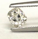 GIA Certified .77ct I1 L Old Mine cut diamond 5.44-4.75x3.81mm vintage estate — photo 1