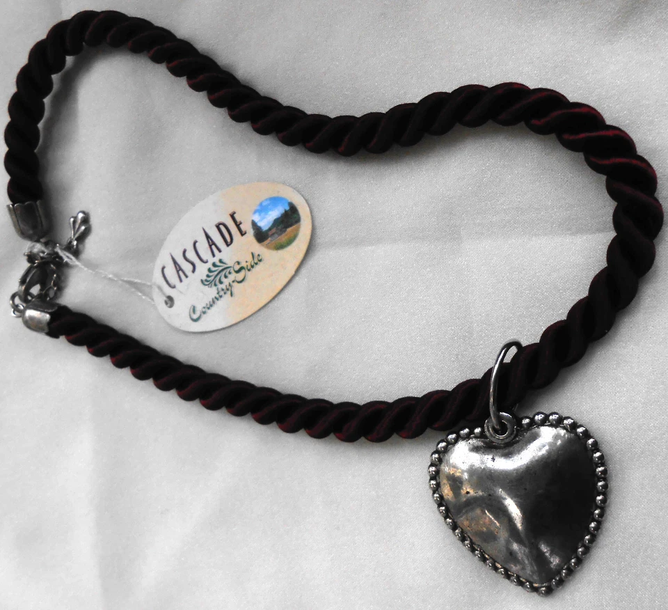CASCADE Country-Side Oktoberfest HERZ Modeschmuck Kette Schmuck Damen 40cm 