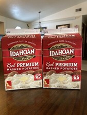 2PK Idahoan Mashed Potatoes Easy Instant Tasty Homemade Food Bulk Box 2X3.25Lb
