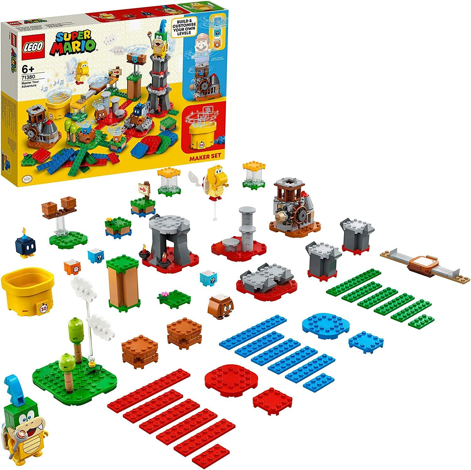 LEGO 71380 Super Mario jeu de construction créatif pour animer les après-midis en famille