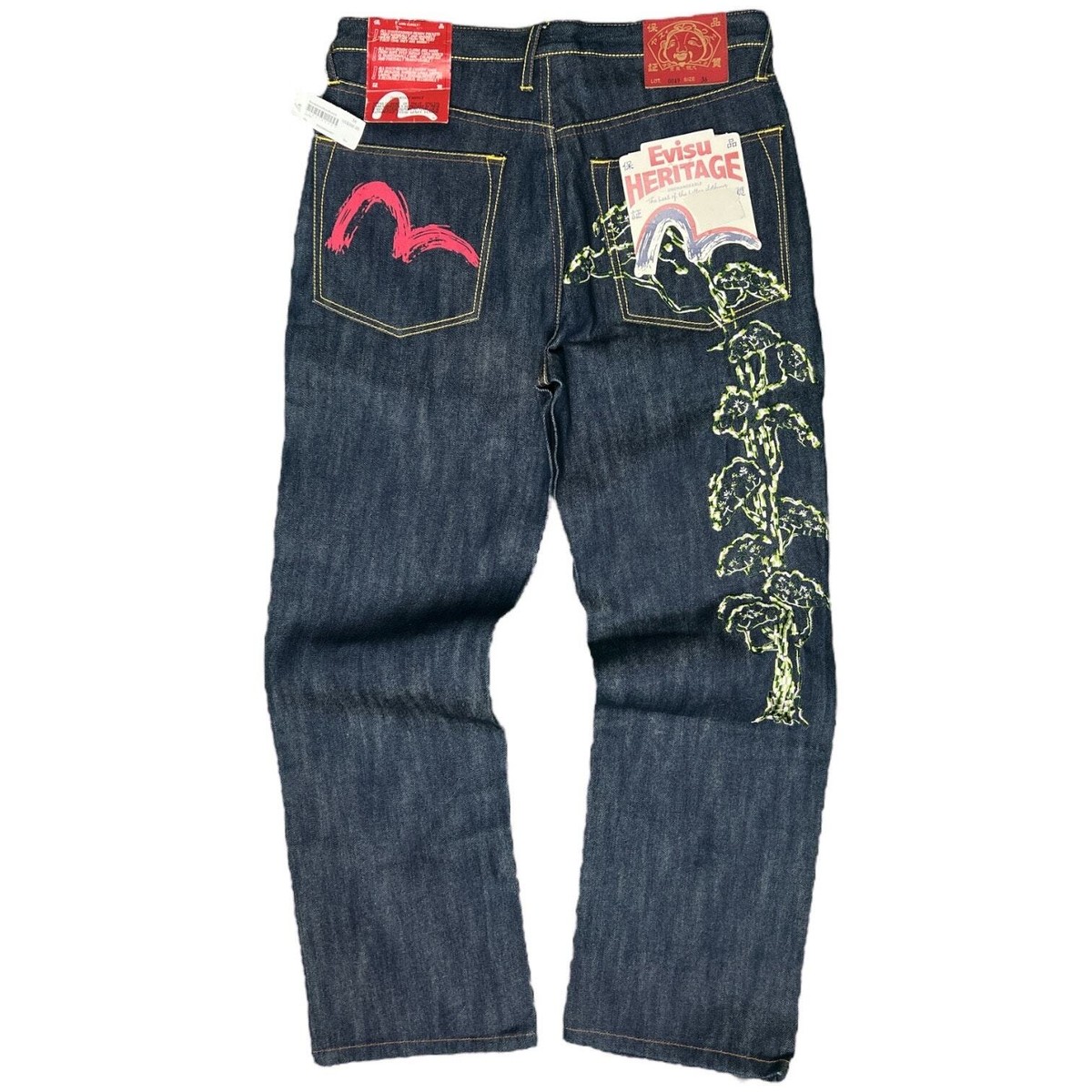 Vintage Evisu Bonsai Tree Jeans | eBay