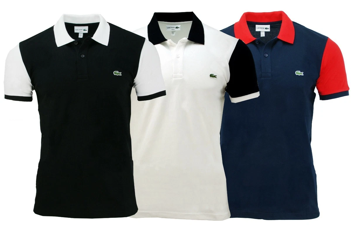 Lacoste l1212 cheap polo black