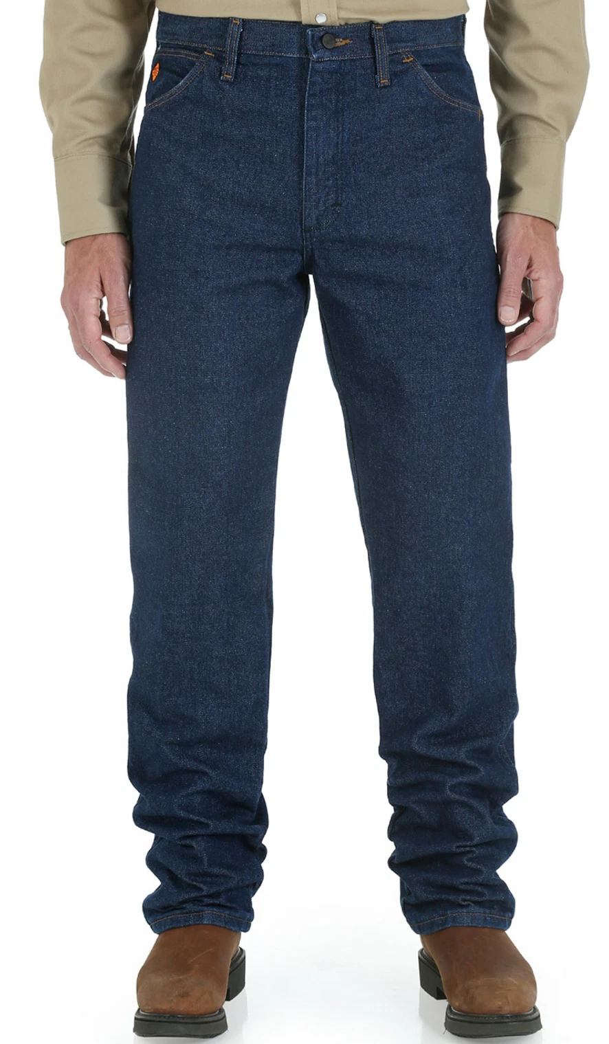 Men's Wrangler® Cowboy Cut® Original Fit Flame Resistant Blue Jean FR13MWZ