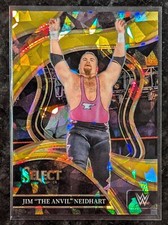 2024 Select WWE Jim “The Anvil” Neidhart Ringside Gold Ice  /10 SP #266