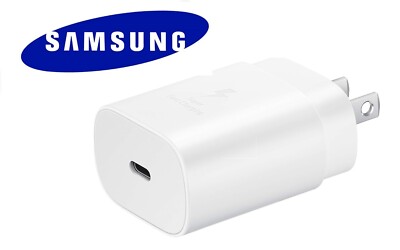 Original Samsung Galaxy S21 S20 NOTE 20 5G USB C 25W Super Fast Charge Adapter