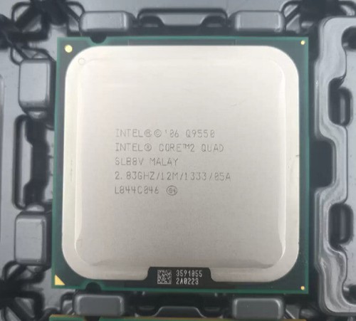 Intel core 2 quad q9550 2.8 ghz quad-core quad-thread processador cpu 12m 95w lga 775 10 pçs