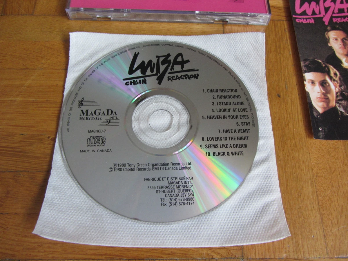 LUBA Chain Reaction 1980 CANADA CD album eBay