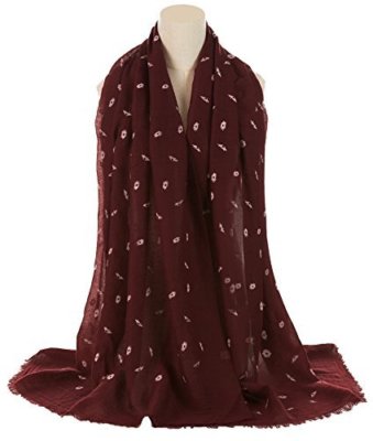 Damen neu Gänseblümchen Blumenmuster Schals Schal Halstuch Sarong Schal