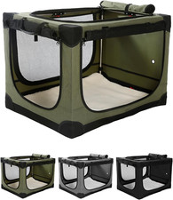 30 Inch Collapsible Travel Dog Crate for Medium Large Dogs, Portable Dog Crate 4