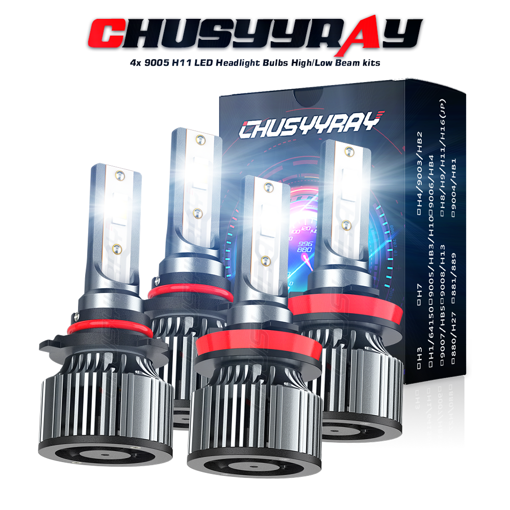 LASFIT LCair H11 LED Headlight Bulbs - 2 Bulbs, 6000K White, 7000LM, Plug & Play 14 thumbnail image