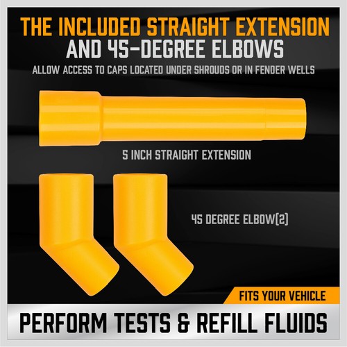 Spill Proof Radiator Coolant Filling Funnel Kit Car Auto Fluid Cooling System - Picture 5 of 8
