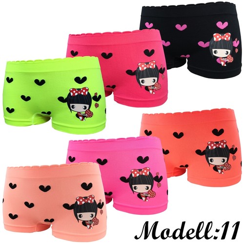 PiriModa 6er Pack Mädchen Unterwäsche - Baumwolle Pantys Für Kinder 2-14 Jahre