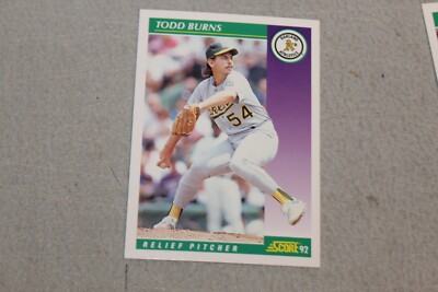1992 Score Baseball Card- Complete Finish Fill Your List Set U-Pick #251-500
