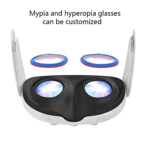 Für Quest 3 VR Brille Linsenschutz Rahmen Magnetische Lens Frame Glass Protector - Afbeelding 2 van 10