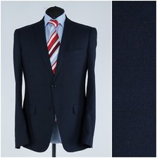 Giacca cappotto sportivo uomo ZARA blazer 42R taglia UK blu scuro