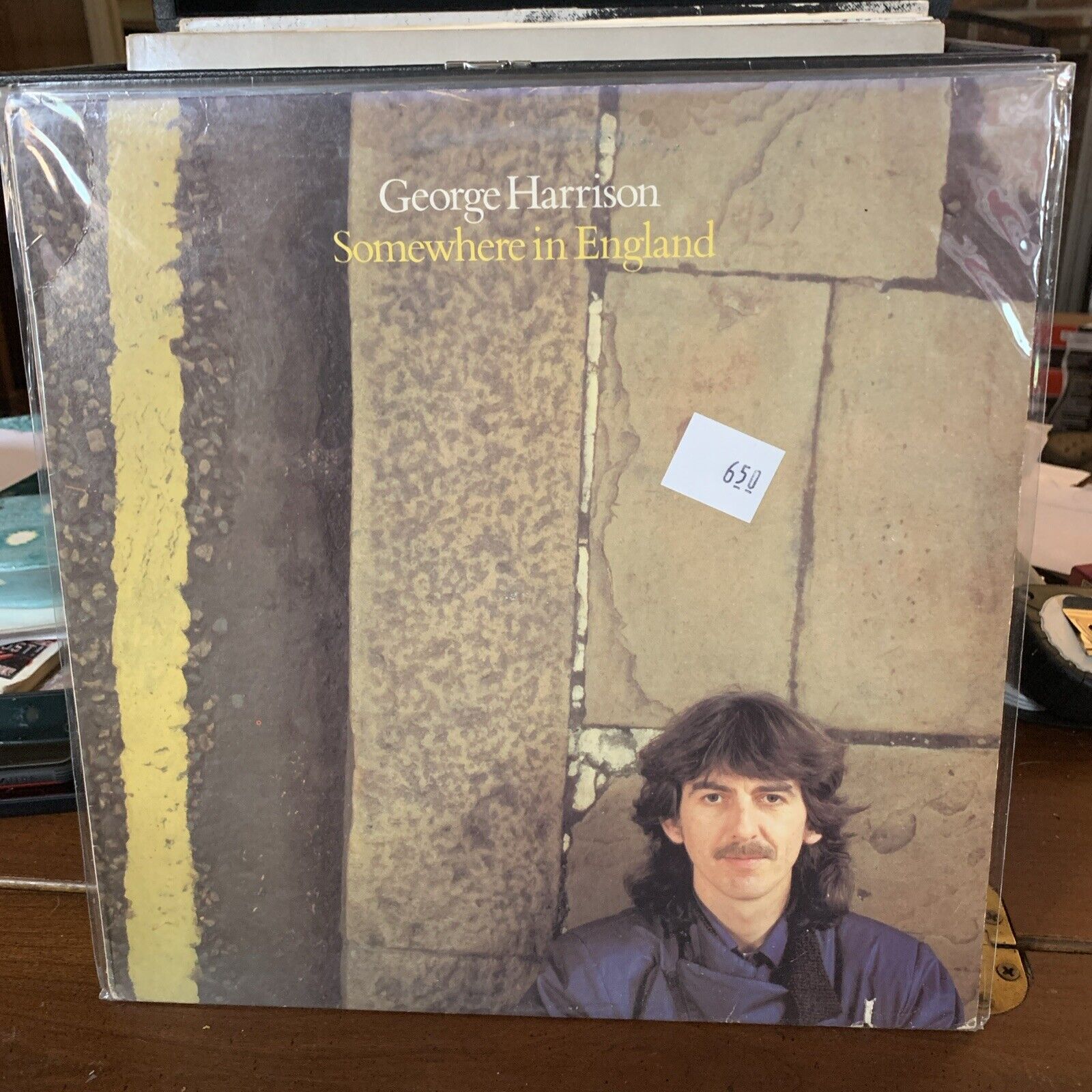 GEORGE HARRISON  - SOMEWHERE IN ENGLAND  - VINYL  RECORD  - BEATLES  - VG+ 2
