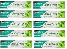 🌿 Himalaya Active Fresh Gel Toothpaste | 80g (Pack of 10) | Free Shipping 🚀
