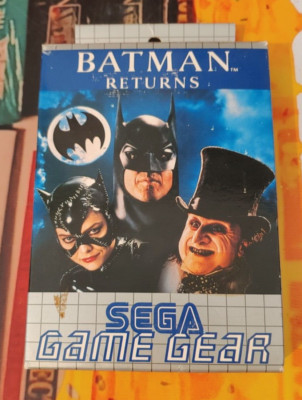 Batman Returns (1992) Sega Game Gear (Modul, Manual, Box) CIB classic game 8-bit