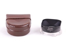 Ex Rollei R II Metal Hood for Rolleiflex 3.5F with Leather Case