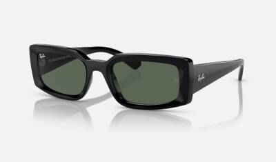 Ray-Ban Kiliane Polished Black/Dark Green Classic 54 mm Sunglasses 