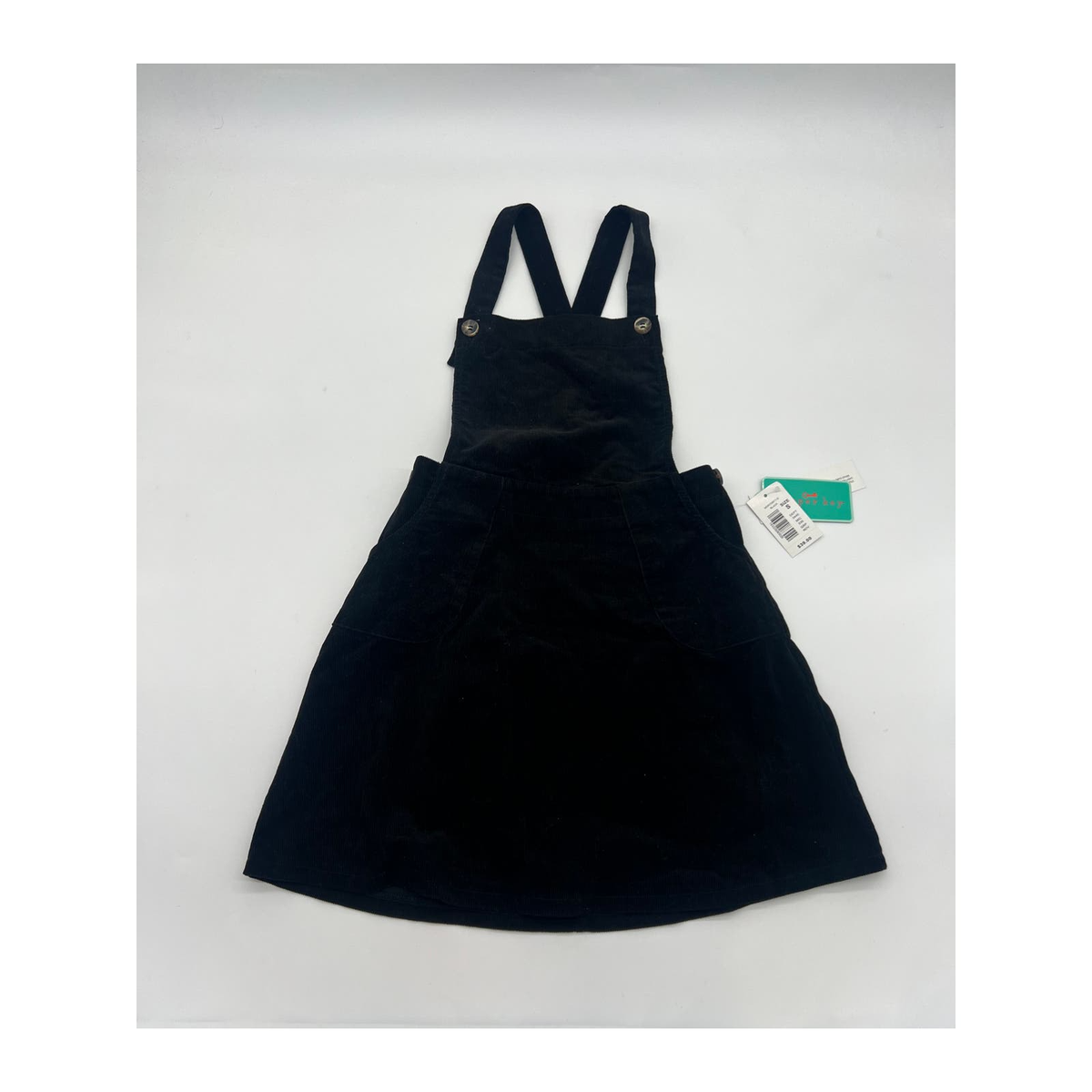 black corduroy jumper dress NWT Copper Key Size:EU 43/US 10.5