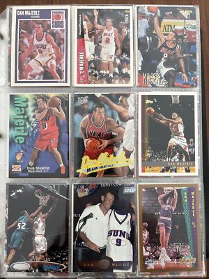 16 Various Year Cards - Dan Majerle - Central Michigan Chippewas Heat Suns