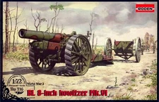 Roden Models 1/72 BL 8-INCH HOWITZER Mk.VI British WWI Gun