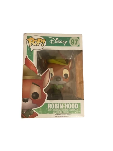 2014 Funko Disney ROBIN HOOD Pop! Vinyl Figure #97 (VAULTED/ Retired)