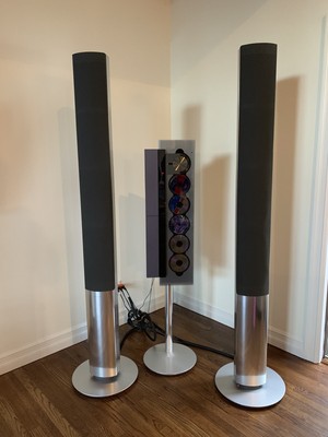 bang olufsen tower speakers