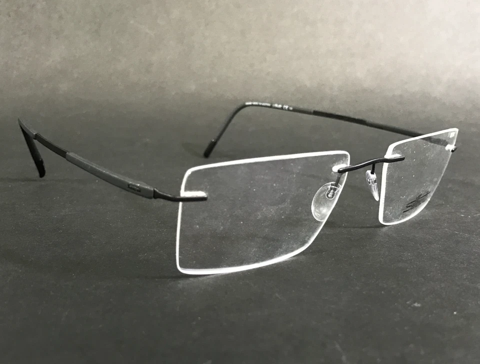 Monturas de gafas Silhouette 5540 DR 9040 Dynamics Contour negro puro 54-19-140 Foto 2 de 4