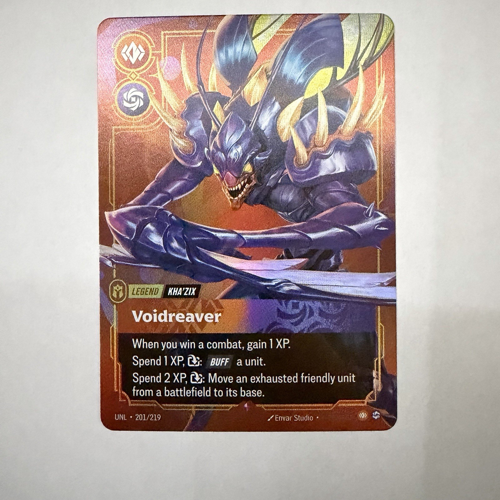 Khazix Voidreaver 201/219 Unleashed Riftbound English