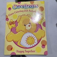 Vintage Care Bears Giant Coloring And Activity Book Happy Together 2005 New