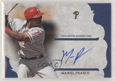 2015 Topps Supreme Simply Supreme Auto Maikel Franco #SSA-MFO Auto 4nm