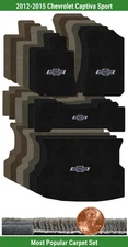 Custom Ultimat Mat Set for '12-15 Chevy Captiva Sport w/Logo (4 pieces) #DNP