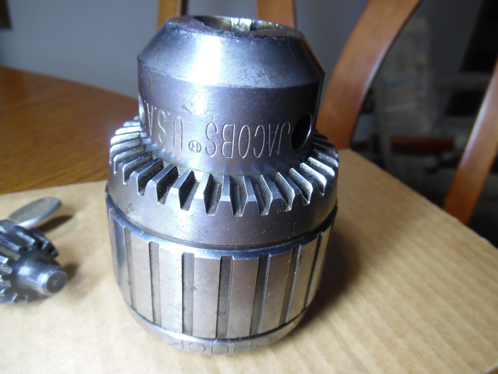 Jacobs No. 18N 1/8"-3/4" Capacity Ball Bearing Super Chuck WITH KEY