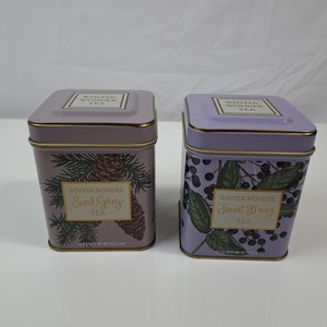 Bundle of 2 Tins of Winter Wonder Tea Earl Grey Tea &  Forest Berry Tea
